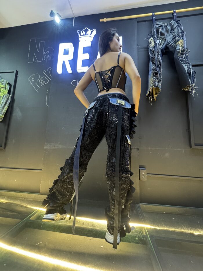 Nocturn Lace Cargo Pants